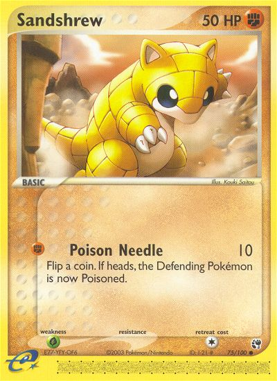 Sandshrew (75/100) [EX: Sandstorm] | Total Play