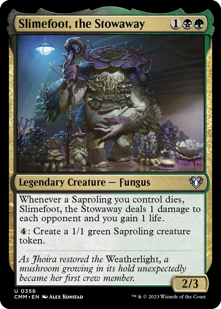 Slimefoot, the Stowaway [Commander Masters] | Total Play