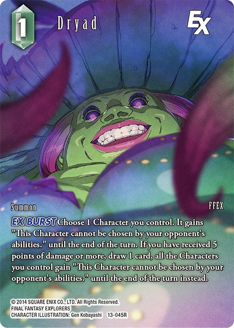Dryad EX (Full Art) [Opus XIII: Crystal Radiance] | Total Play