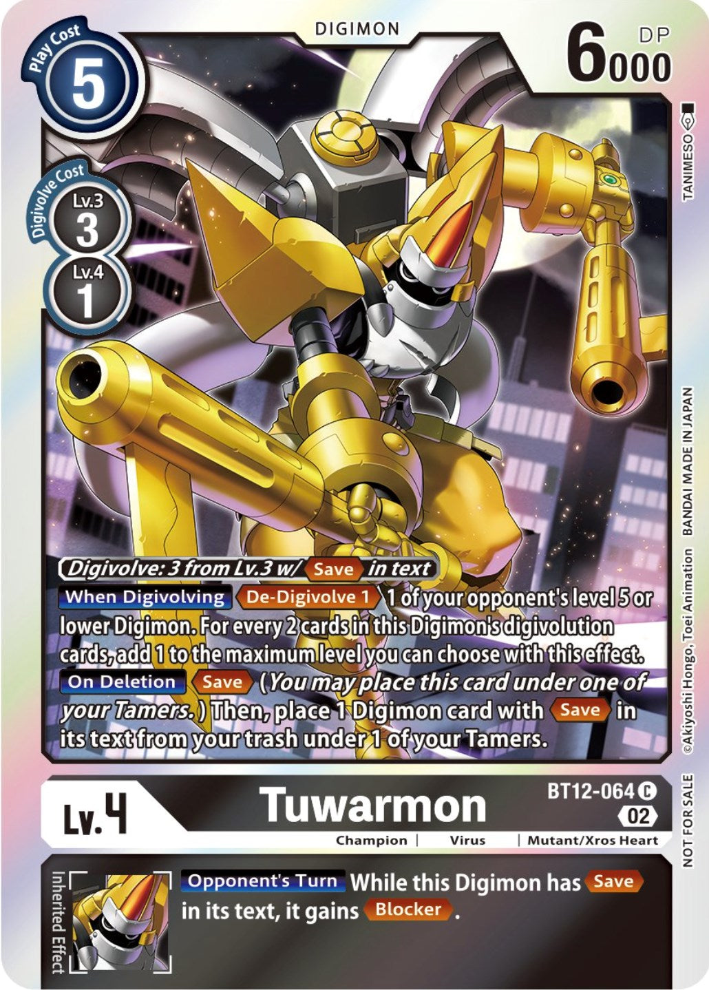 Tuwarmon [BT12-064] (Box Topper) [Across Time] | Total Play