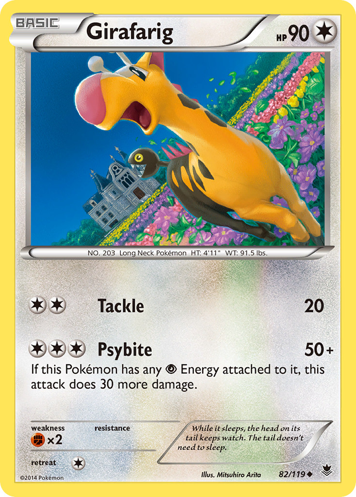 Girafarig (82/119) [XY: Phantom Forces] | Total Play