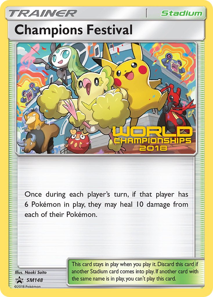 Champions Festival (SM148) (2018 Top Quarter Finalist) [Sun & Moon: Black Star Promos] | Total Play