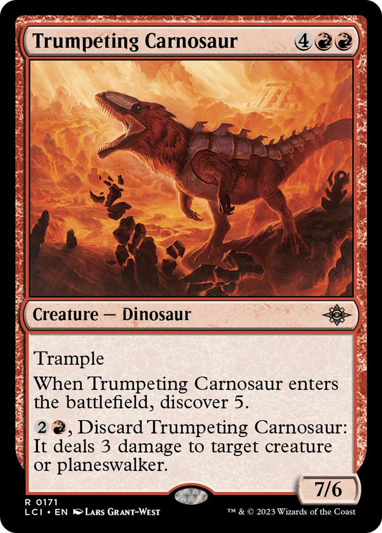 Trumpeting Carnosaur [The Lost Caverns of Ixalan] | Total Play