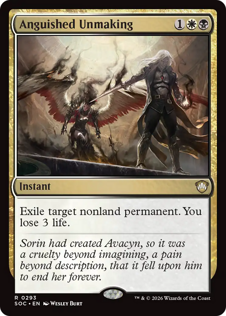 Anguished Unmaking [Secrets of Strixhaven Commander] | Total Play