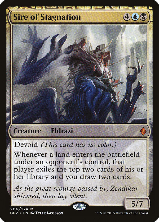 Sire of Stagnation [Battle for Zendikar] | Total Play