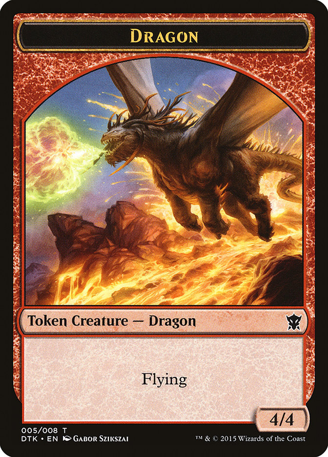 Dragon Token [Dragons of Tarkir Tokens] | Total Play
