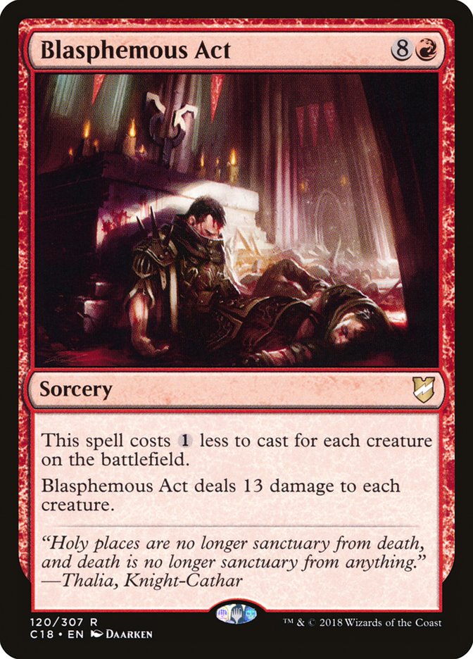 Blasphemous Act [Commander 2018] | Total Play