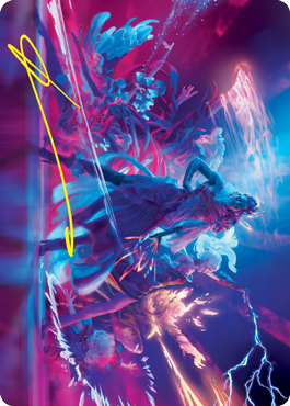 Prismari Command Art Card (Gold-Stamped Signature) [Strixhaven: School of Mages Art Series] | Total Play