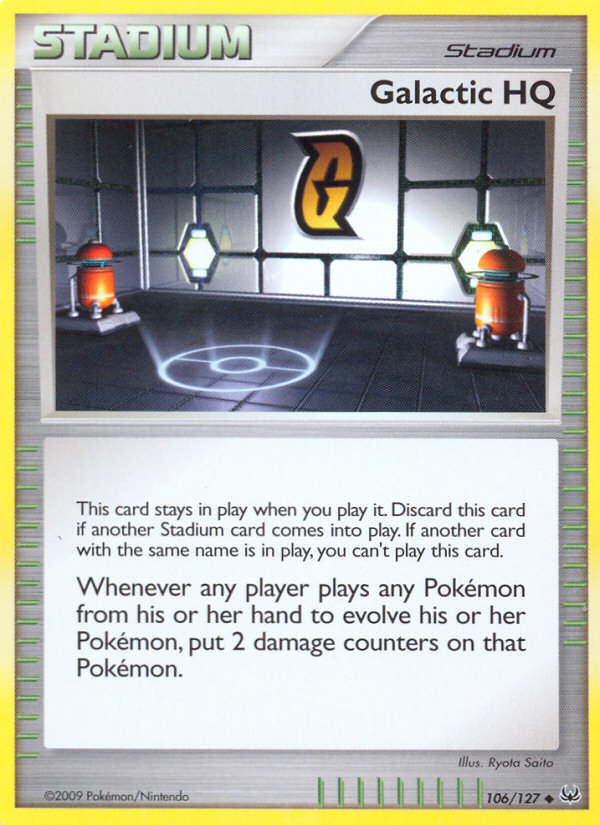 Galactic HQ (106/127) [Platinum: Base Set] | Total Play