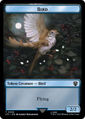 Elf Warrior // Bird Double Sided Token [The Lord of the Rings: Tales of Middle-Earth Commander Tokens] | Total Play