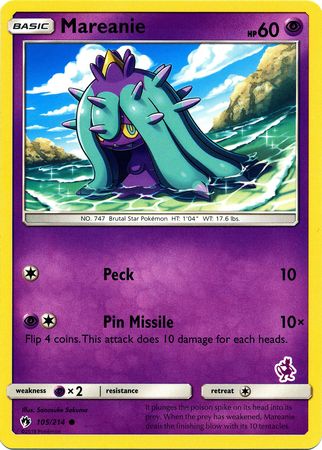 Mareanie (105/214) (Mewtwo Deck) [Battle Academy 2020] | Total Play