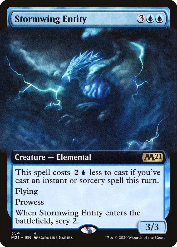 Stormwing Entity (Extended Art) [Core Set 2021] | Total Play