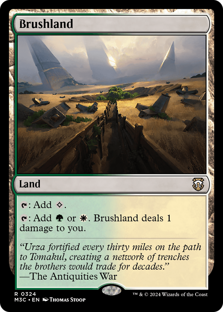 Brushland (Ripple Foil) [Modern Horizons 3 Commander] | Total Play