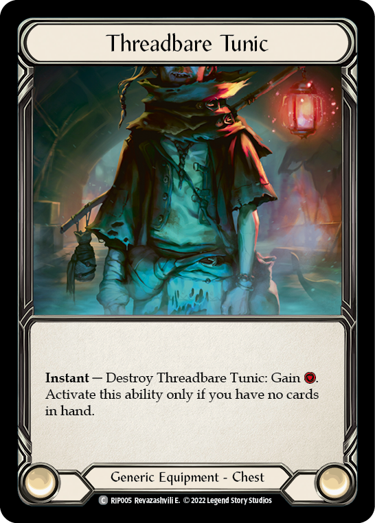 Threadbare Tunic [RIP005] (Outsiders Riptide Blitz Deck) | Total Play