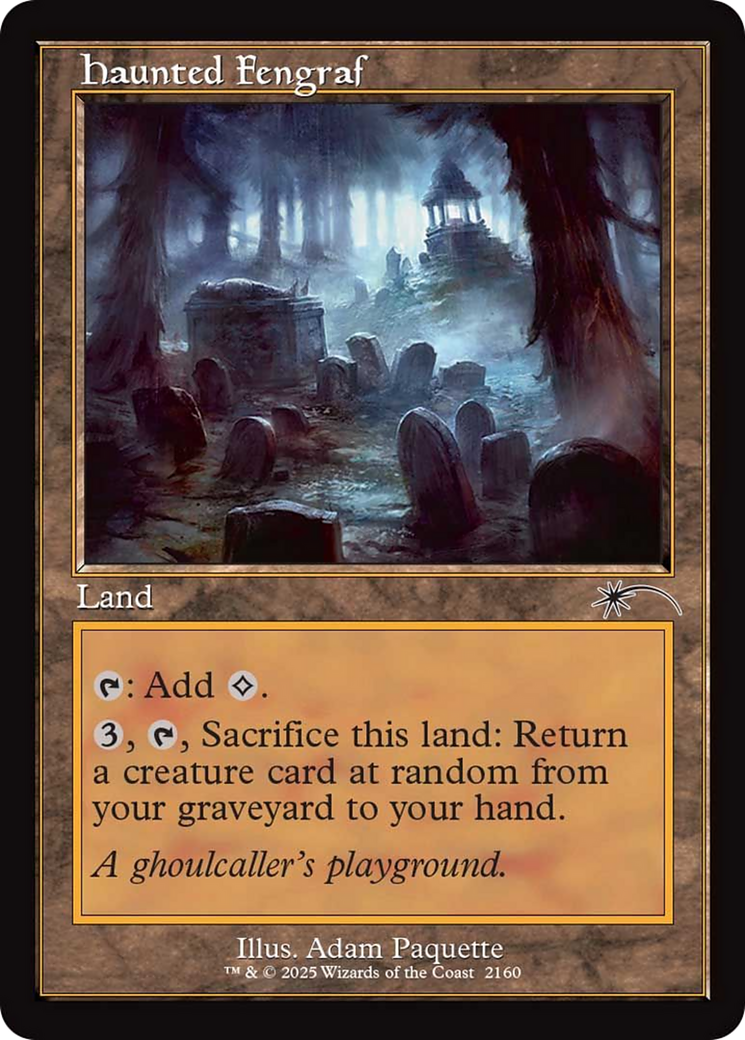 Haunted Fengraf (Retro Frame) [Secret Lair Drop Series] | Total Play