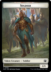 Soldier // Insect Double-Sided Token [March of the Machine Commander Tokens] | Total Play