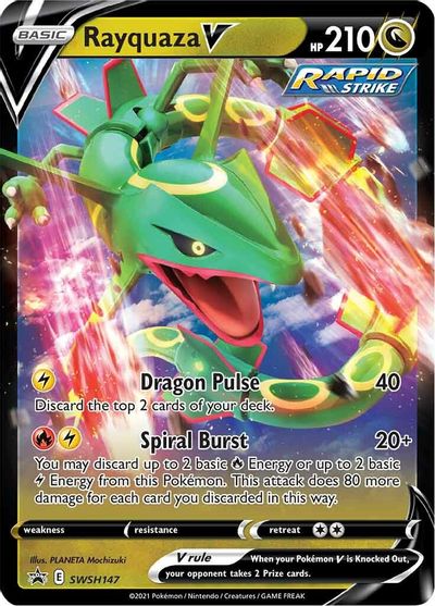 Rayquaza V (SWSH147) [Sword & Shield: Black Star Promos] | Total Play