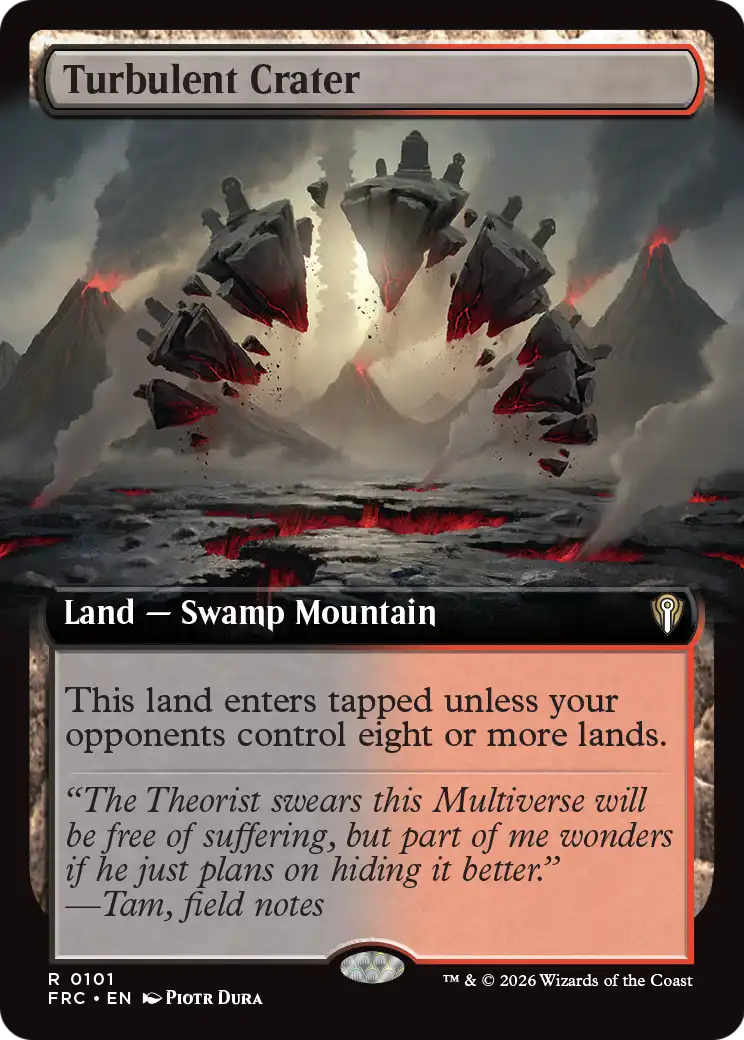 Turbulent Crater (Extended Art) [Reality Fracture Commander] | Total Play