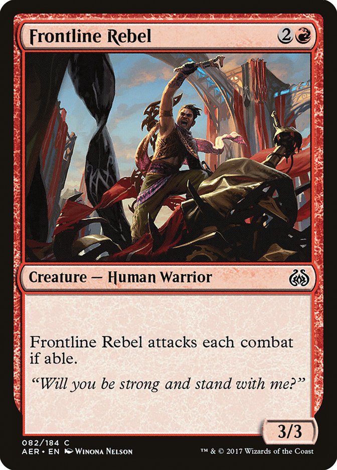 Frontline Rebel [Aether Revolt] | Total Play