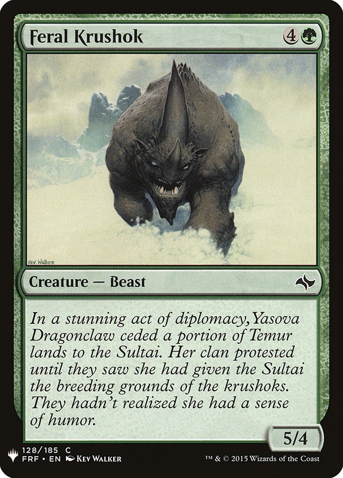 Feral Krushok [Mystery Booster] | Total Play