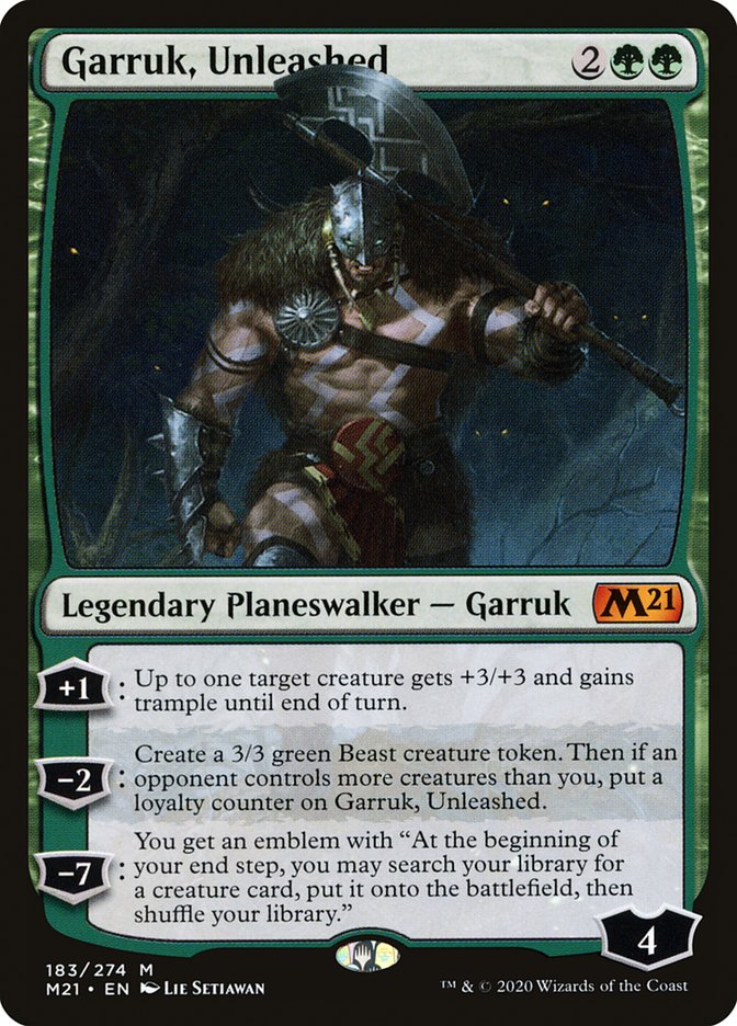 Garruk, Unleashed [Core Set 2021] | Total Play