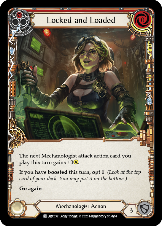 Locked and Loaded (Red) [U-ARC032] (Arcane Rising Unlimited)  Unlimited Normal | Total Play