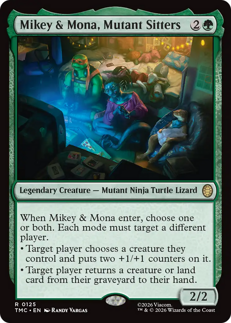 Mikey & Mona, Mutant Sitters [Teenage Mutant Ninja Turtles Commander] | Total Play