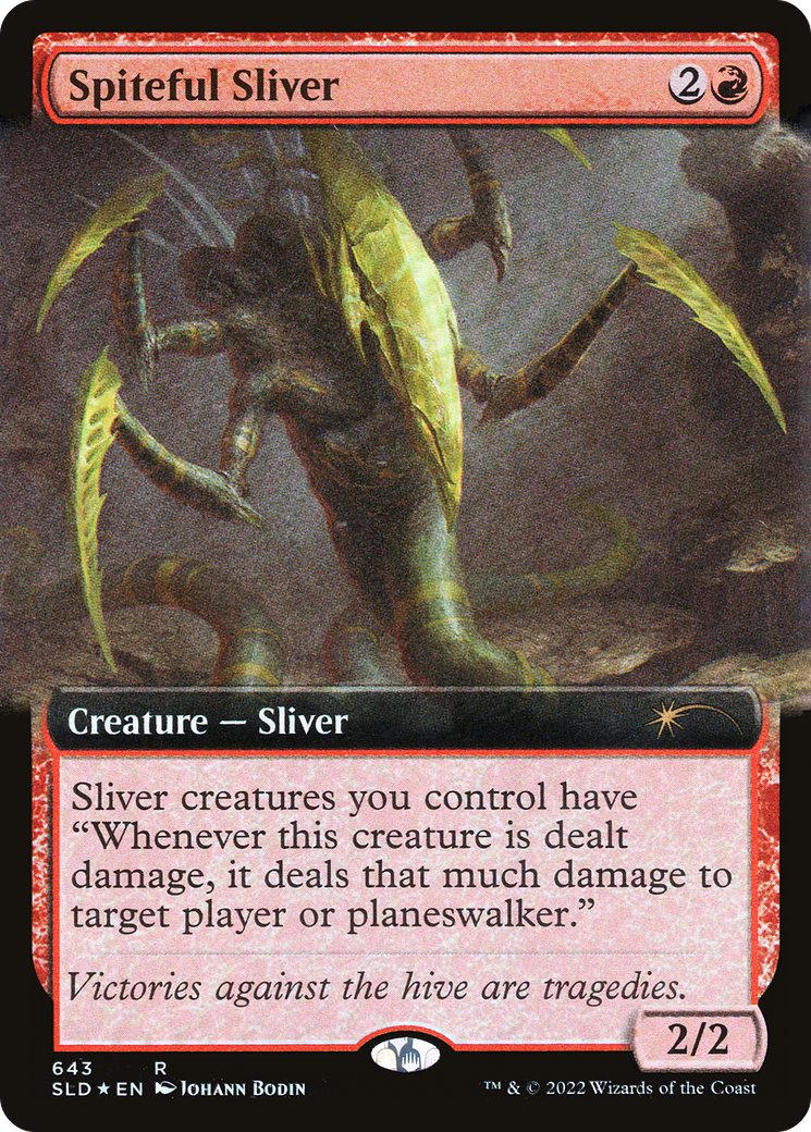 Spiteful Sliver (Extended Art) [Secret Lair Drop Promos] | Total Play