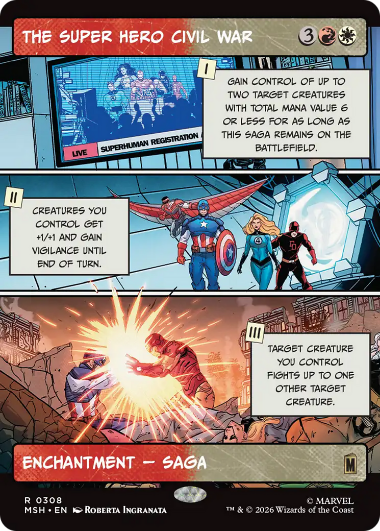 The Super Hero Civil War (Borderless) [Marvel Super Heroes] | Total Play