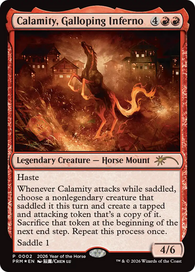 Calamity, Galloping Inferno (Year of the Horse 2026) [Standard Showdown Promos] | Total Play