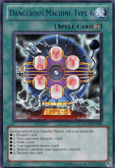 Dangerous Machine Type-6 (Blue) [DL12-EN016] Rare | Total Play