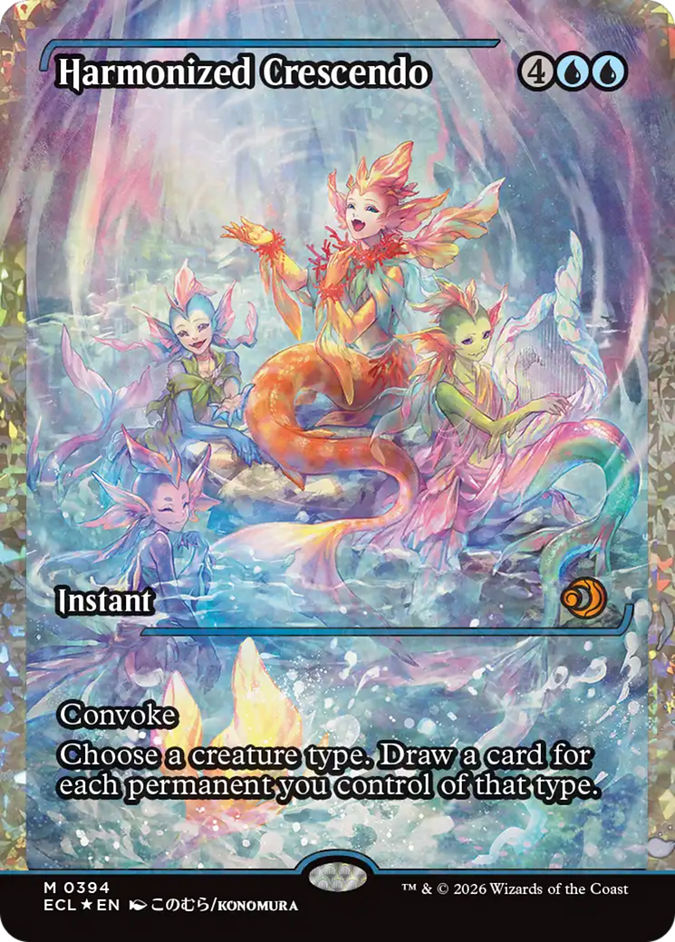 Harmonized Crescendo (0394) (Showcase) (Fracture Foil) [Lorwyn Eclipsed] | Total Play