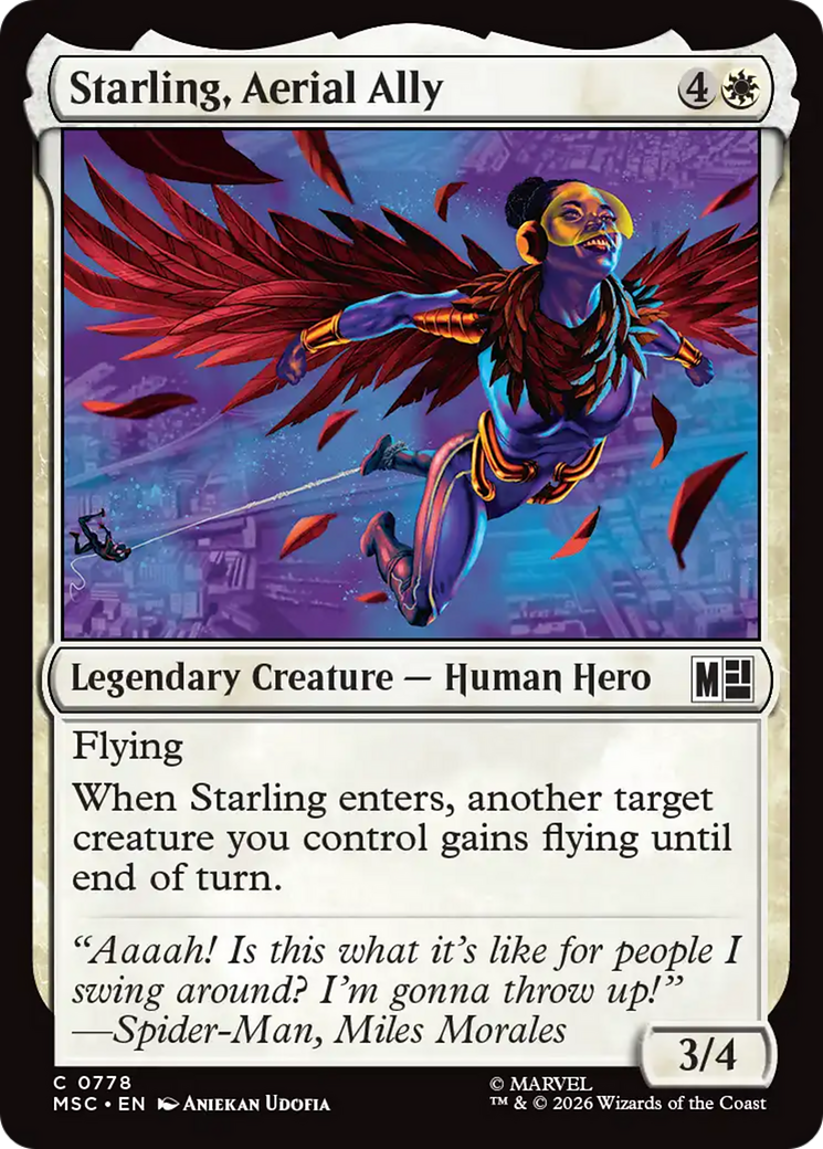 Starling, Aerial Ally [Marvel Super Heroes Commander] | Total Play