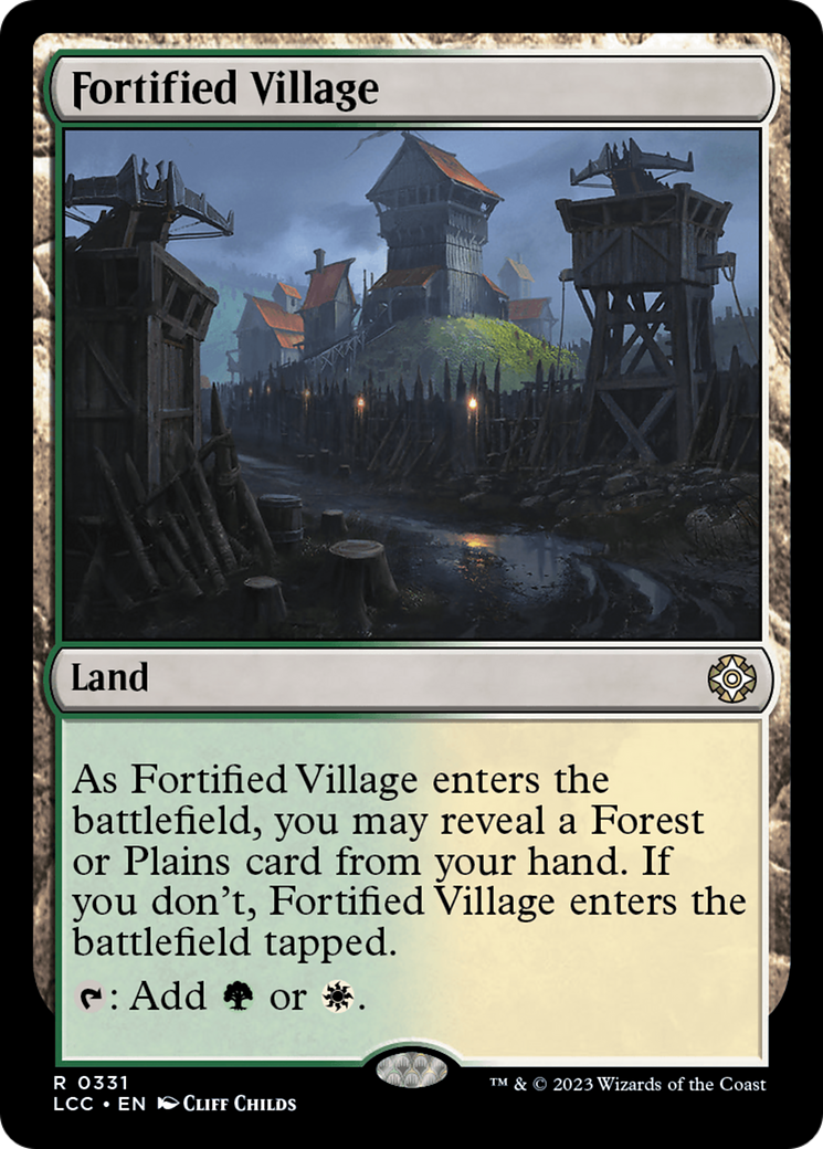 Fortified Village [The Lost Caverns of Ixalan Commander] | Total Play