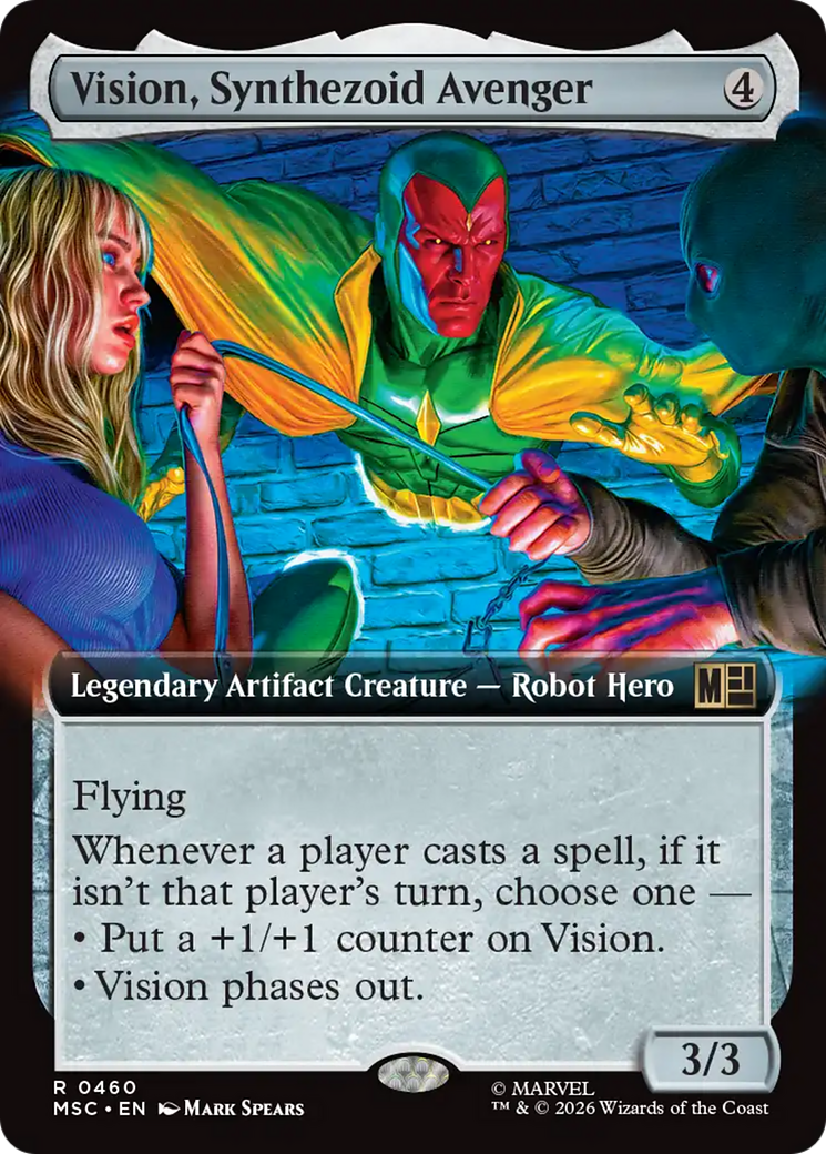 Vision, Synthezoid Avenger (Extended Art) [Marvel Super Heroes Commander] | Total Play