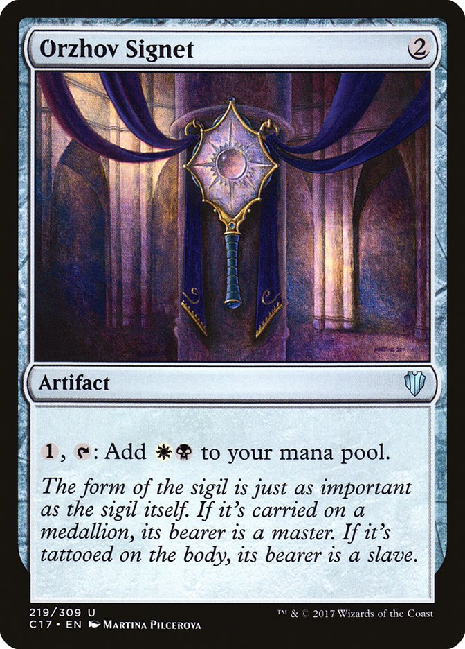 Orzhov Signet [Commander 2017] | Total Play