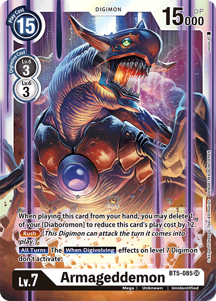 Armageddemon [BT5-085] [Battle of Omni] | Total Play