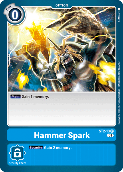 Hammer Spark [ST2-13] (Alternative Art) [Starter Deck: Ulforce Veedramon] | Total Play