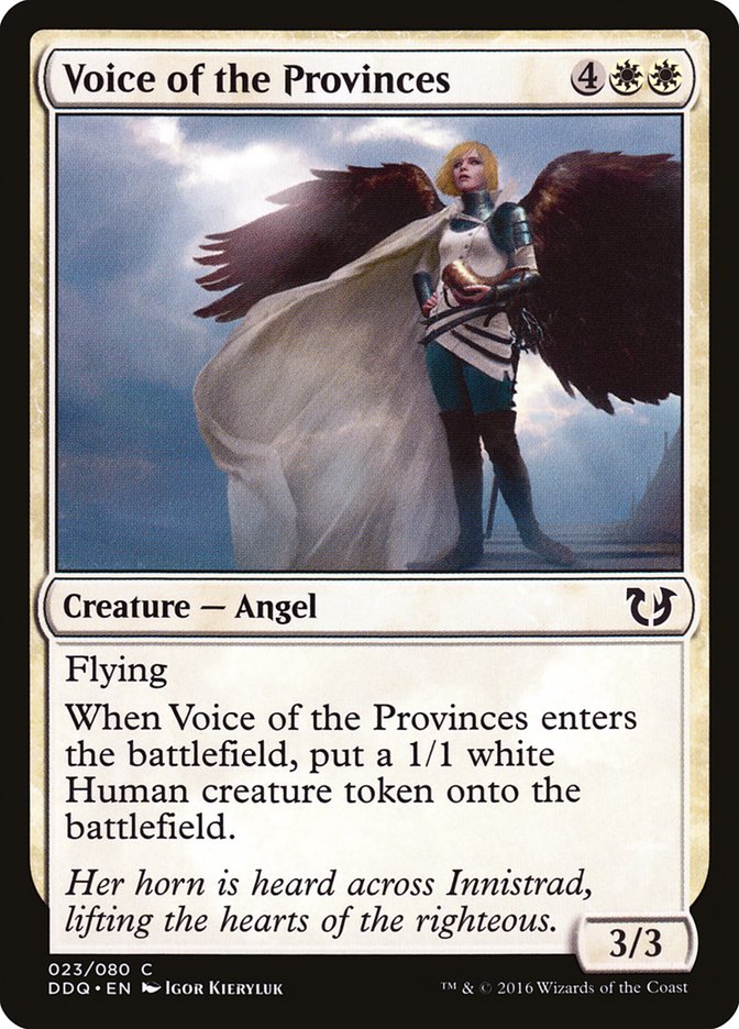 Voice of the Provinces [Duel Decks: Blessed vs. Cursed] | Total Play