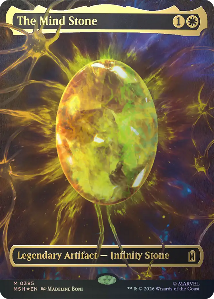 The Mind Stone (Borderless) (Cosmic Foil) [Marvel Super Heroes] | Total Play