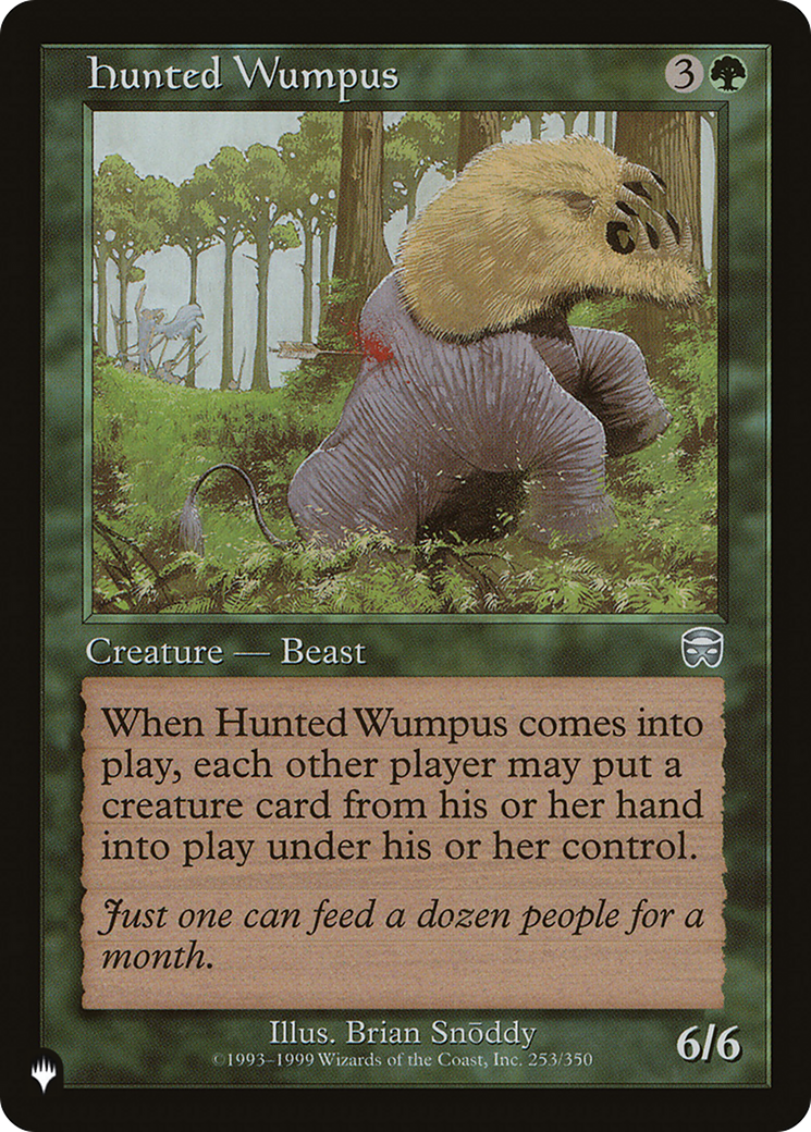 Hunted Wumpus [The List] | Total Play