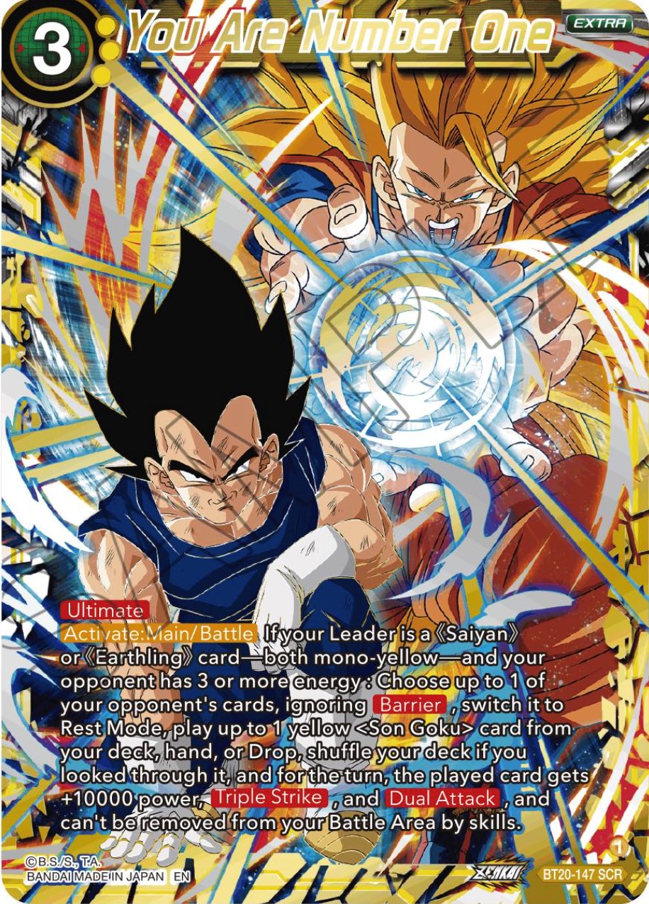 You Are Number One (Alternate Art) (BT20-147) [Power Absorbed] | Total Play