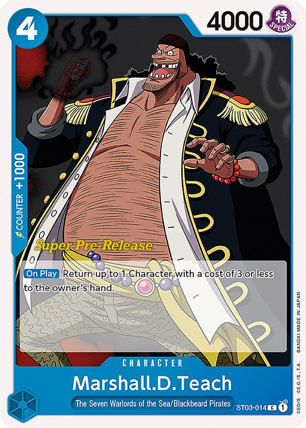 Marshall.D.Teach [Super Pre-Release Starter Deck: The Seven Warlords of the Sea] | Total Play