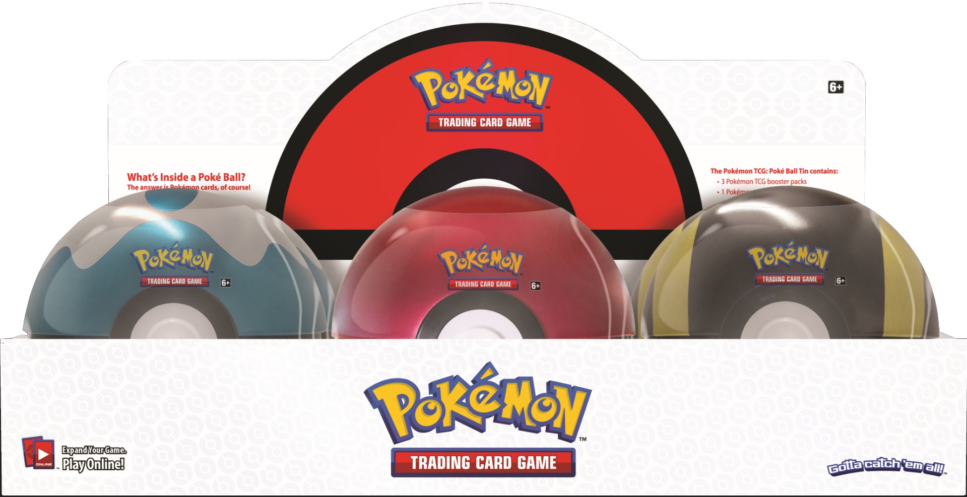 Poke Ball Tin Display (Spring 2020) | Total Play