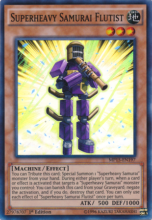 Superheavy Samurai Flutist [MP15-EN197] Super Rare | Total Play