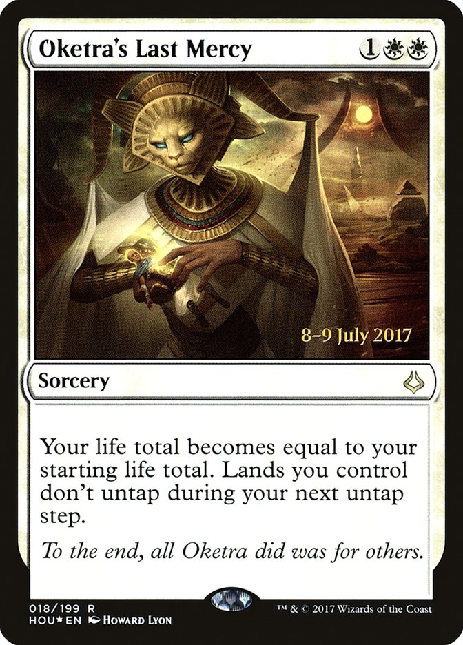 Oketra's Last Mercy [Hour of Devastation Prerelease Promos] | Total Play