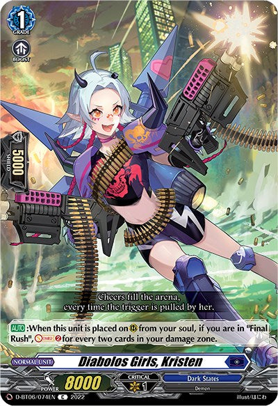 Diabolos Girls, Kristen (D-BT06/074EN) [Blazing Dragon Reborn] | Total Play