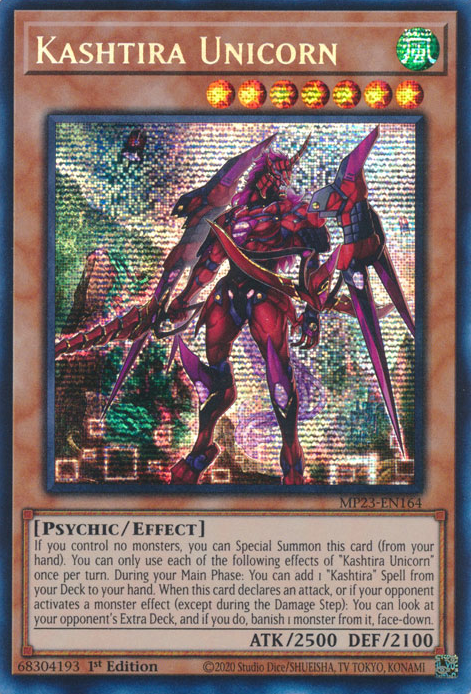Kashtira Unicorn [MP23-EN164] Prismatic Secret Rare | Total Play