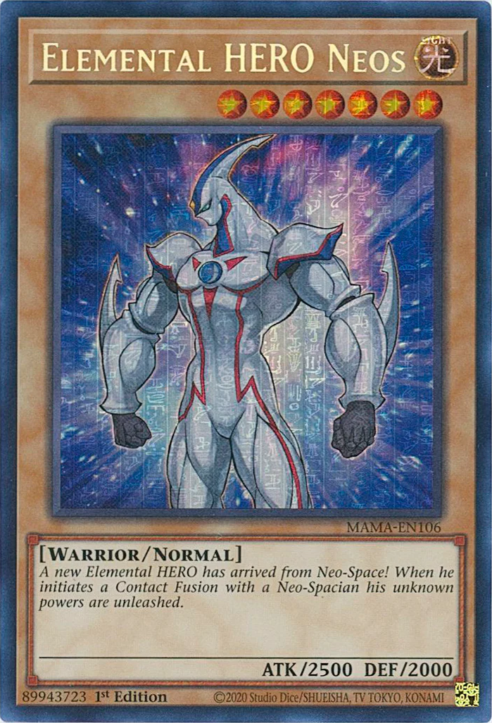Elemental HERO Neos [MAMA-EN106] Ultra Pharaoh's Rare | Total Play
