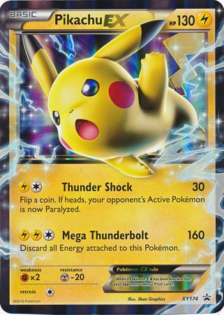 Pikachu EX (XY174) (Jumbo Card) [XY: Black Star Promos] | Total Play